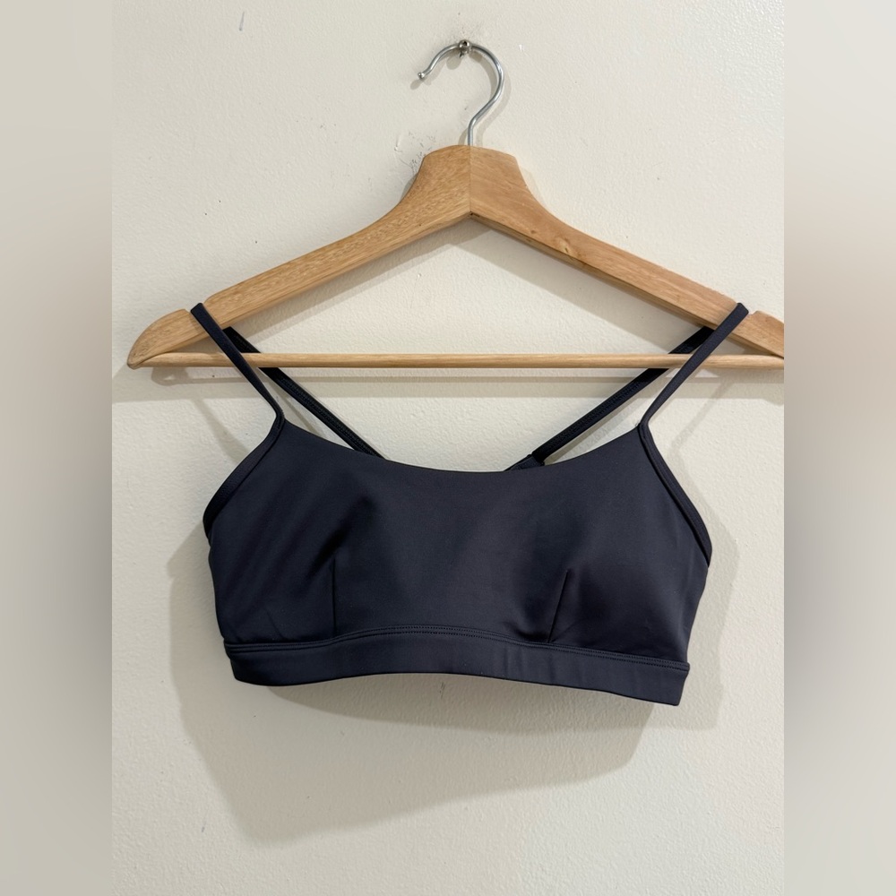 ALO Yoga Black Double-Strap Bralette